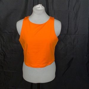 Efan Bright Orange Halter - workout or wear